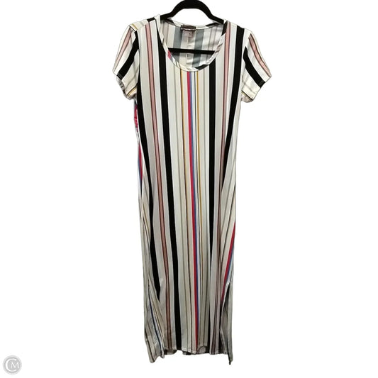 Dress Casual Maxi By Discreet Wear In Striped Pattern, Size: Xl