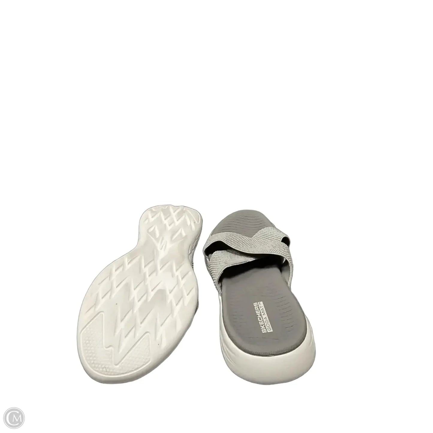 Sandals Flats By Skechers In Grey, Size: 8