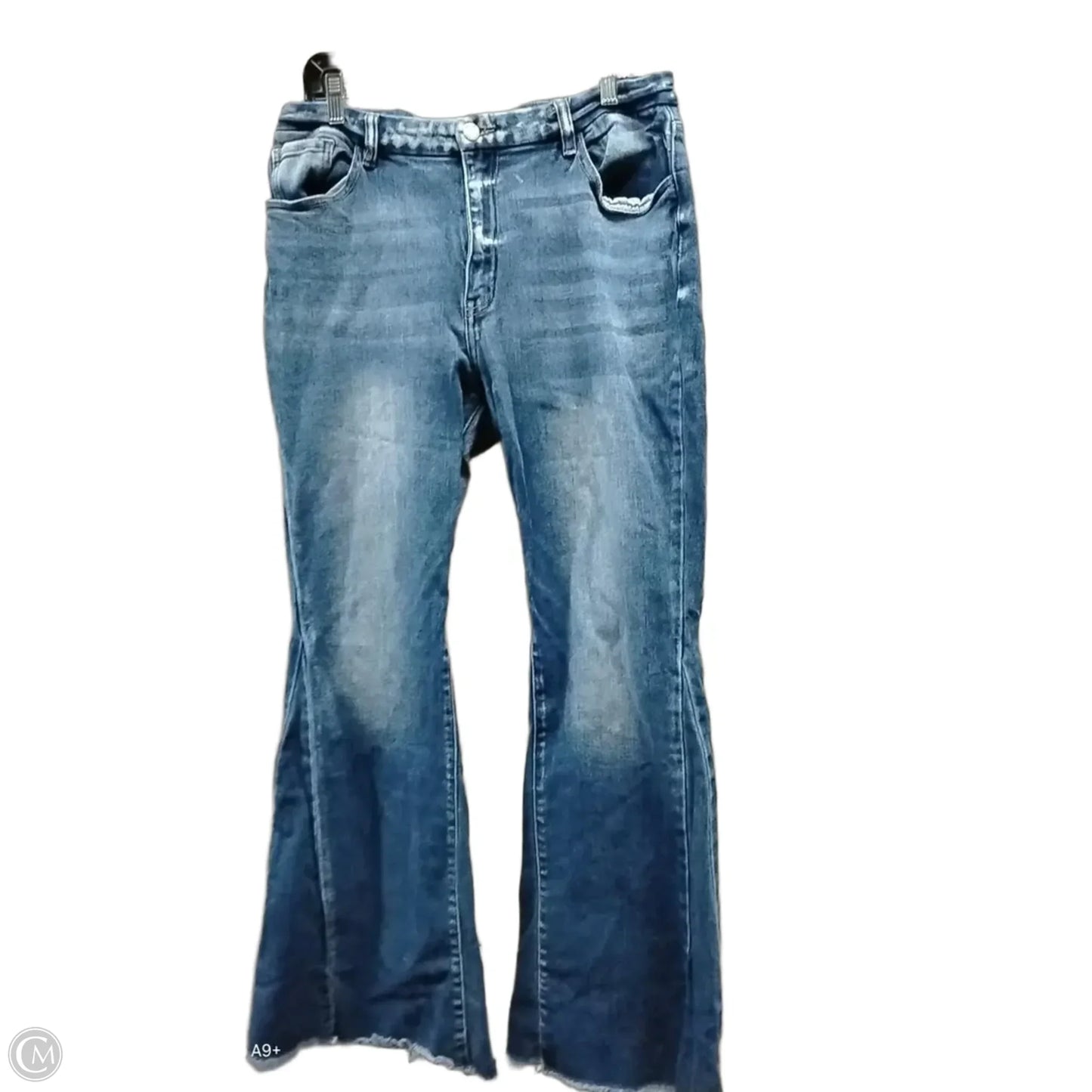 Jeans Flared By Kancan In Blue, Size: 14