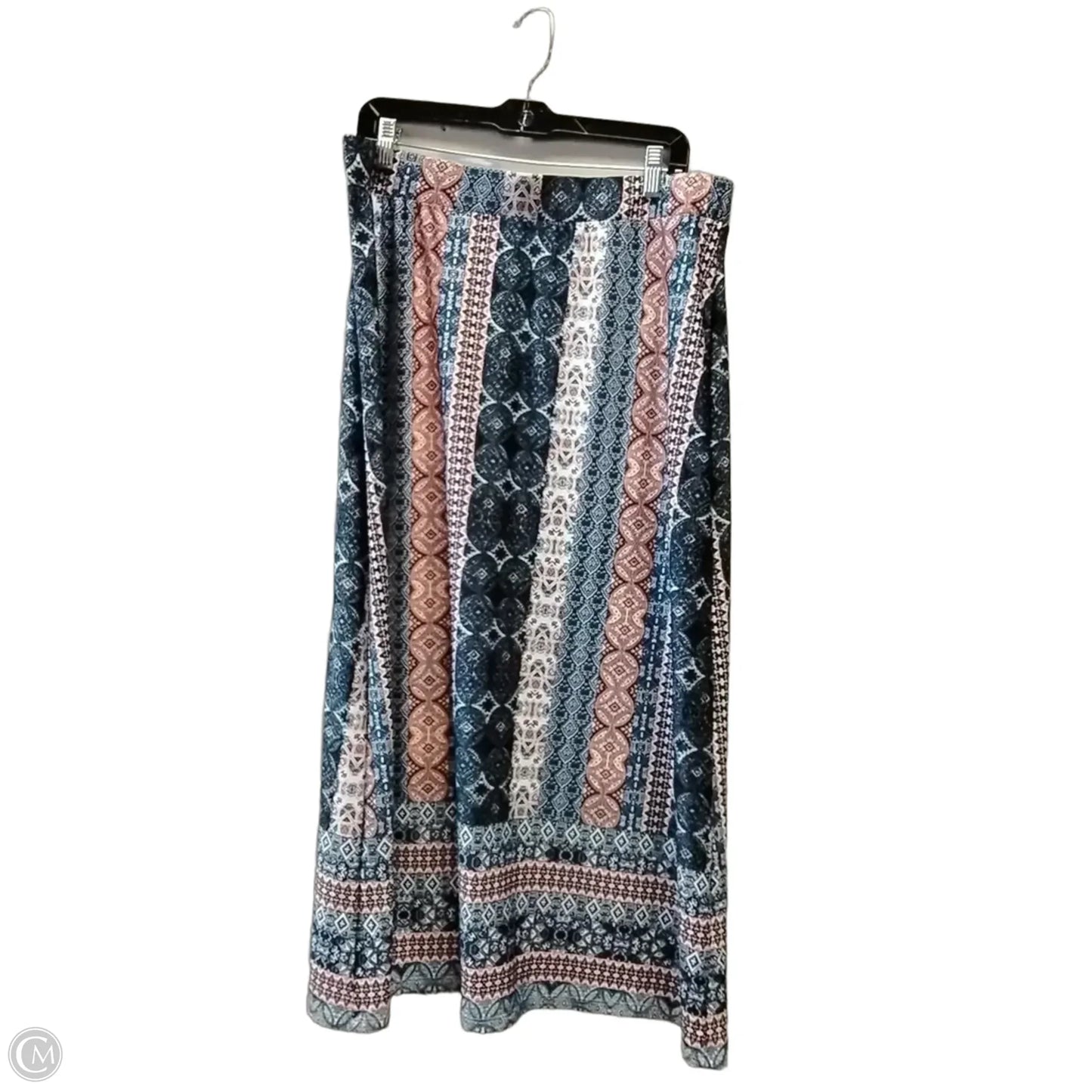 Skirt Maxi By Christopher And Banks In Geometric Pattern, Size: 14