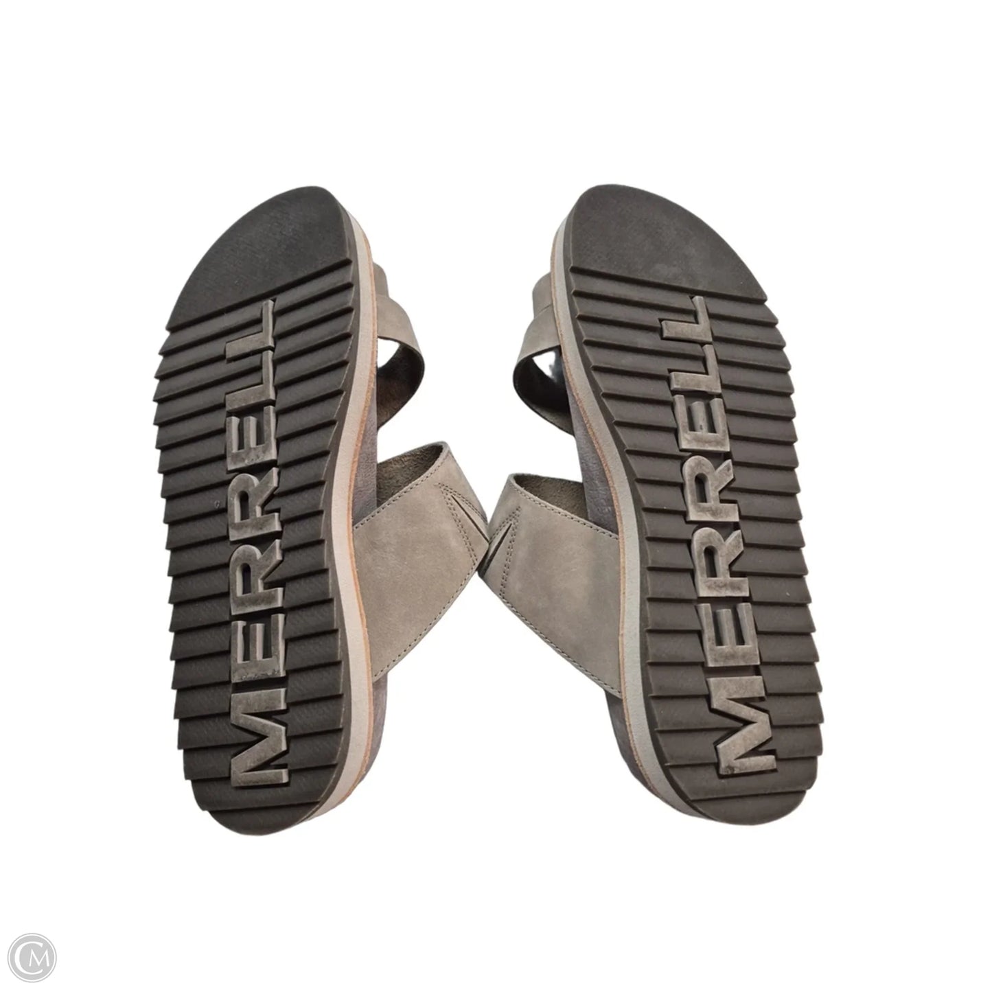 Sandals Flats By Merrell In Tan, Size: 7