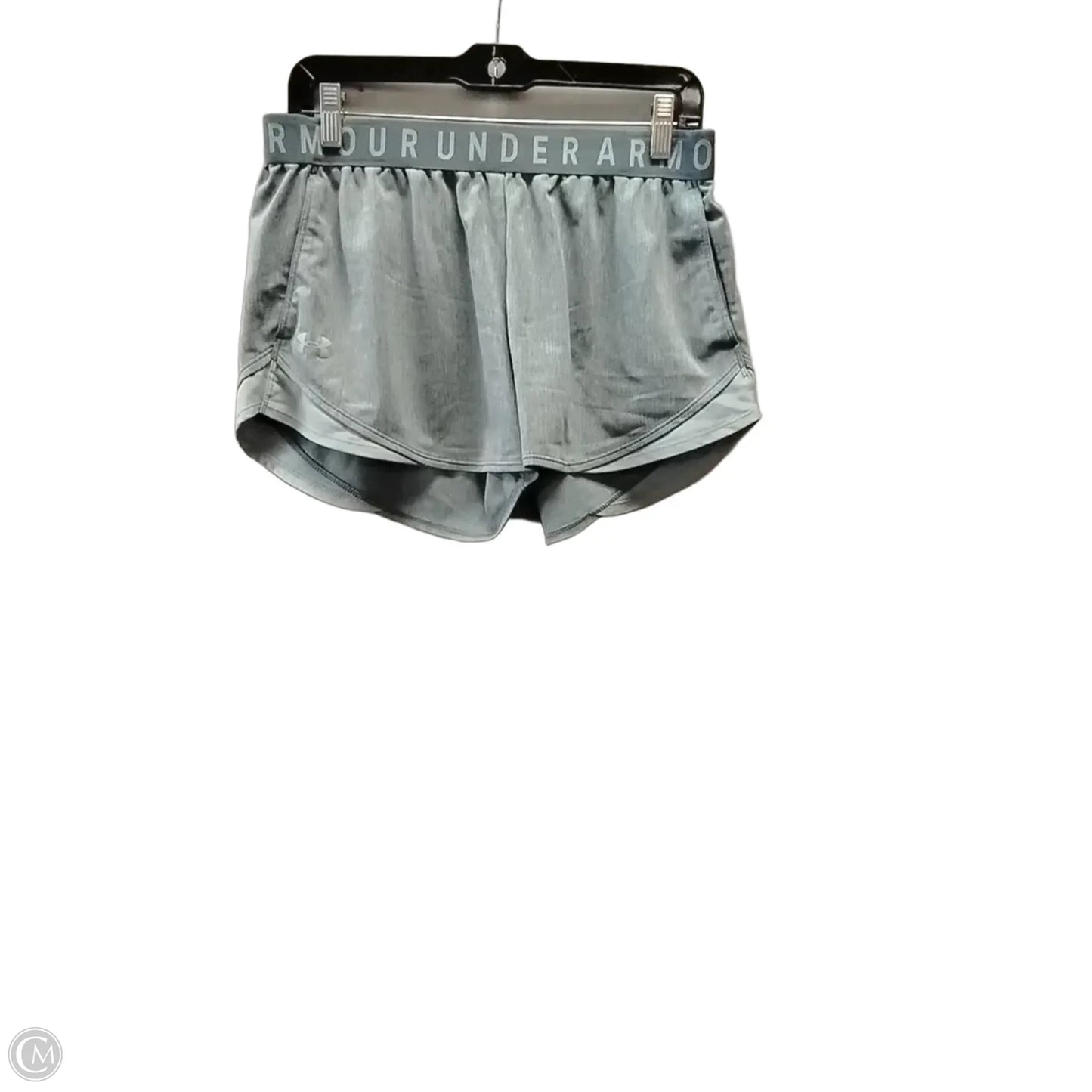 Athletic Shorts By Under Armour In Grey, Size: L