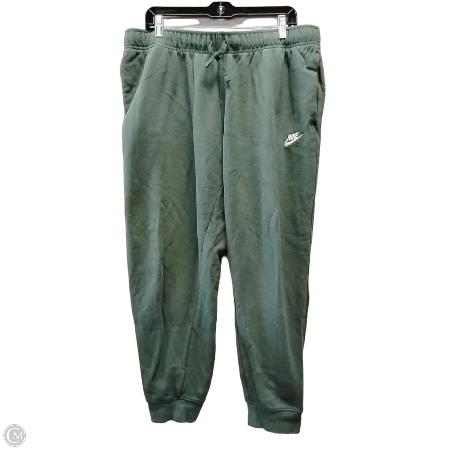 Athletic Pants By Nike In Green, Size: Xl