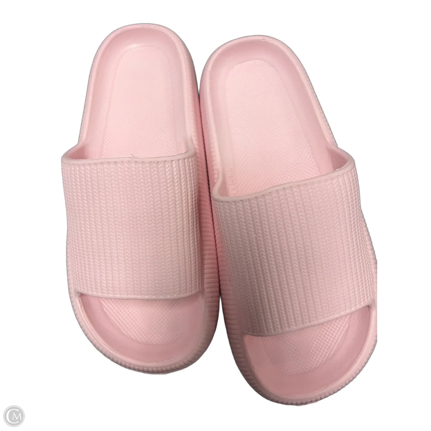 Sandals Flats By Clothes Mentor In Pink, Size: 9.5