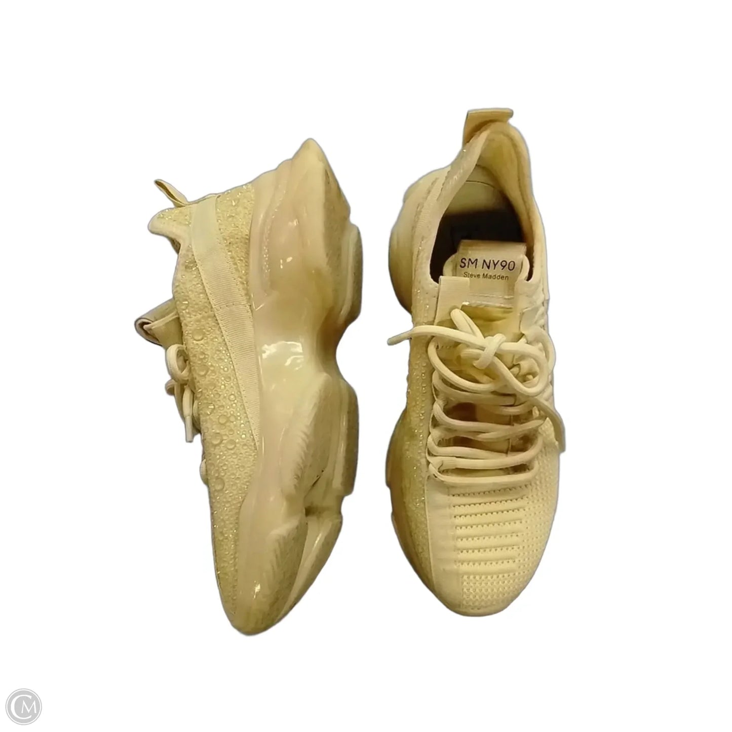 Shoes Sneakers By Steve Madden In Yellow, Size: 8