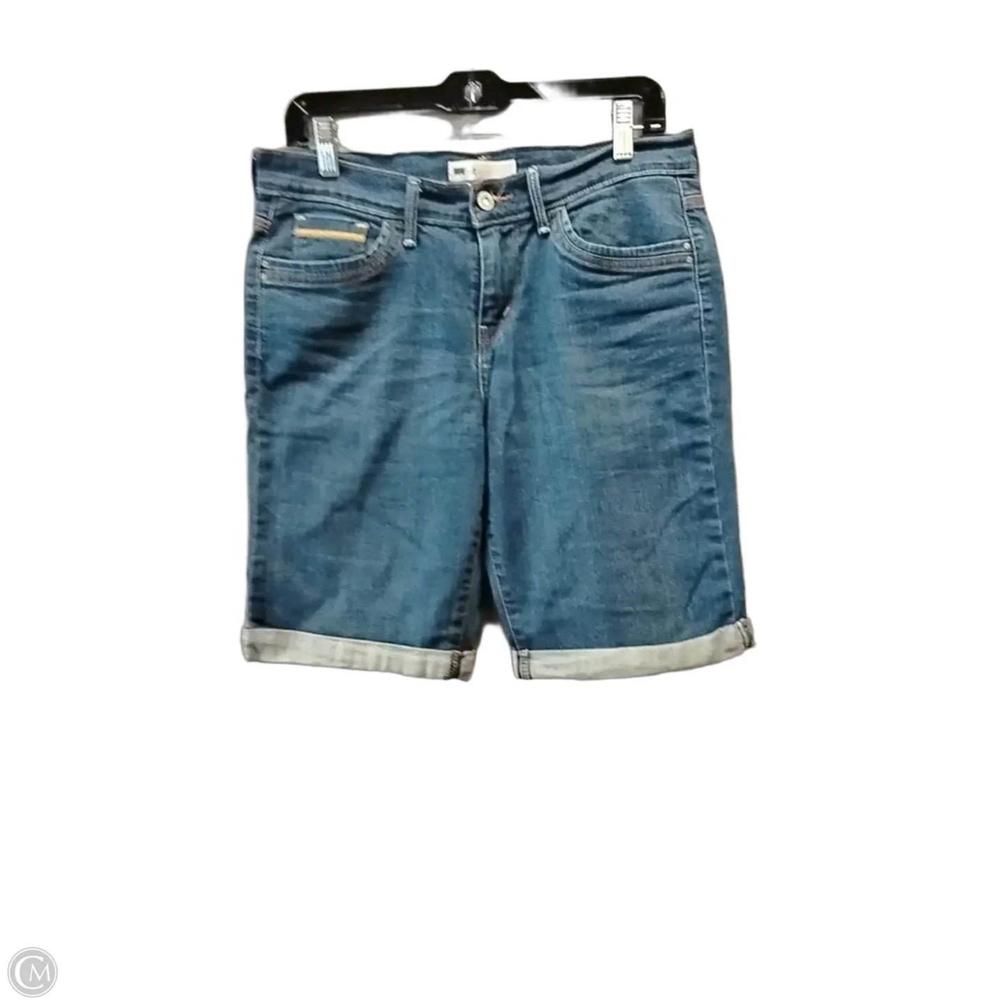 Shorts By Levis In Blue Denim, Size: M
