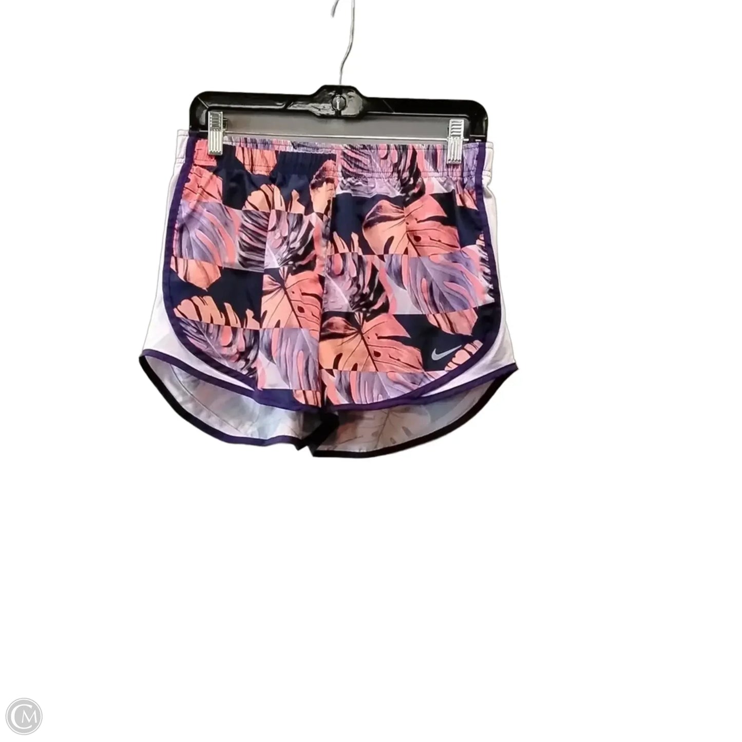Athletic Shorts By Nike In Orange & Purple, Size: M