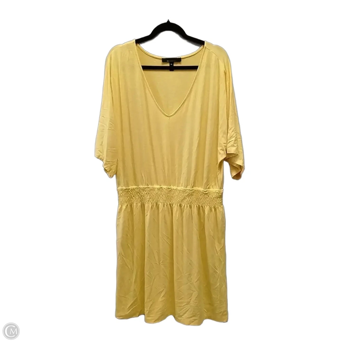 Dress Casual Short By White House Black Market In Yellow, Size: 12