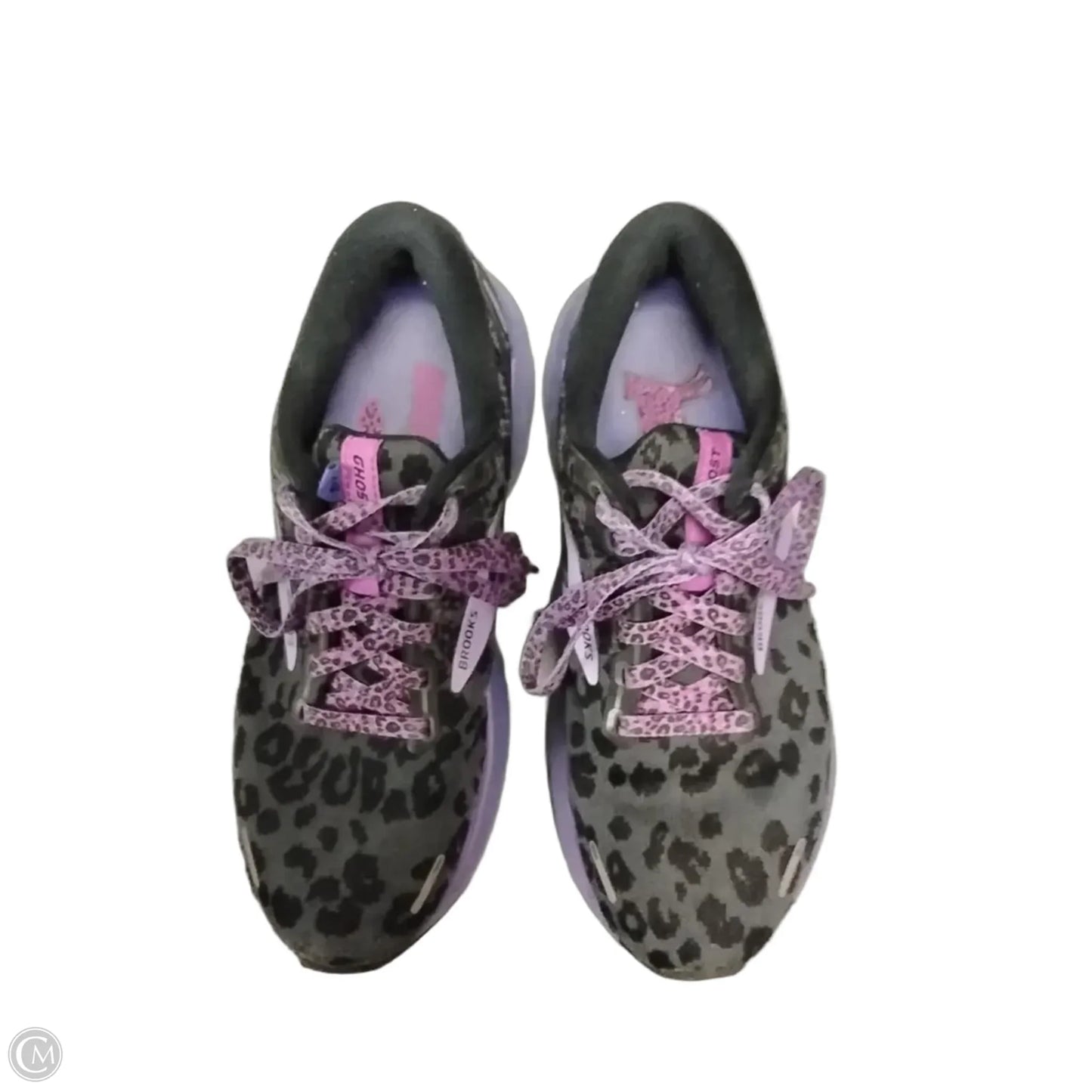 Shoes Athletic By Brooks In Black & Purple, Size: 7