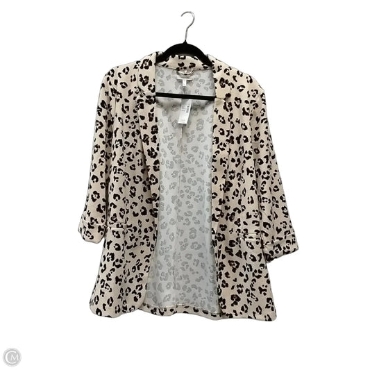 Blazer By Maurices In Leopard Print, Size: L