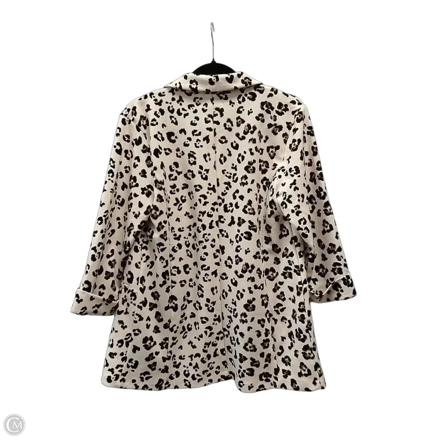 Blazer By Maurices In Leopard Print, Size: L