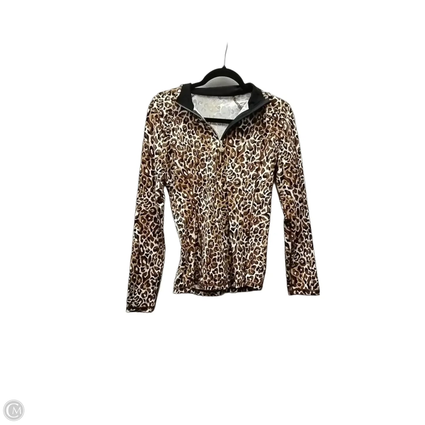 Top Long Sleeve Designer By Lilly Pulitzer In Leopard Print, Size: S