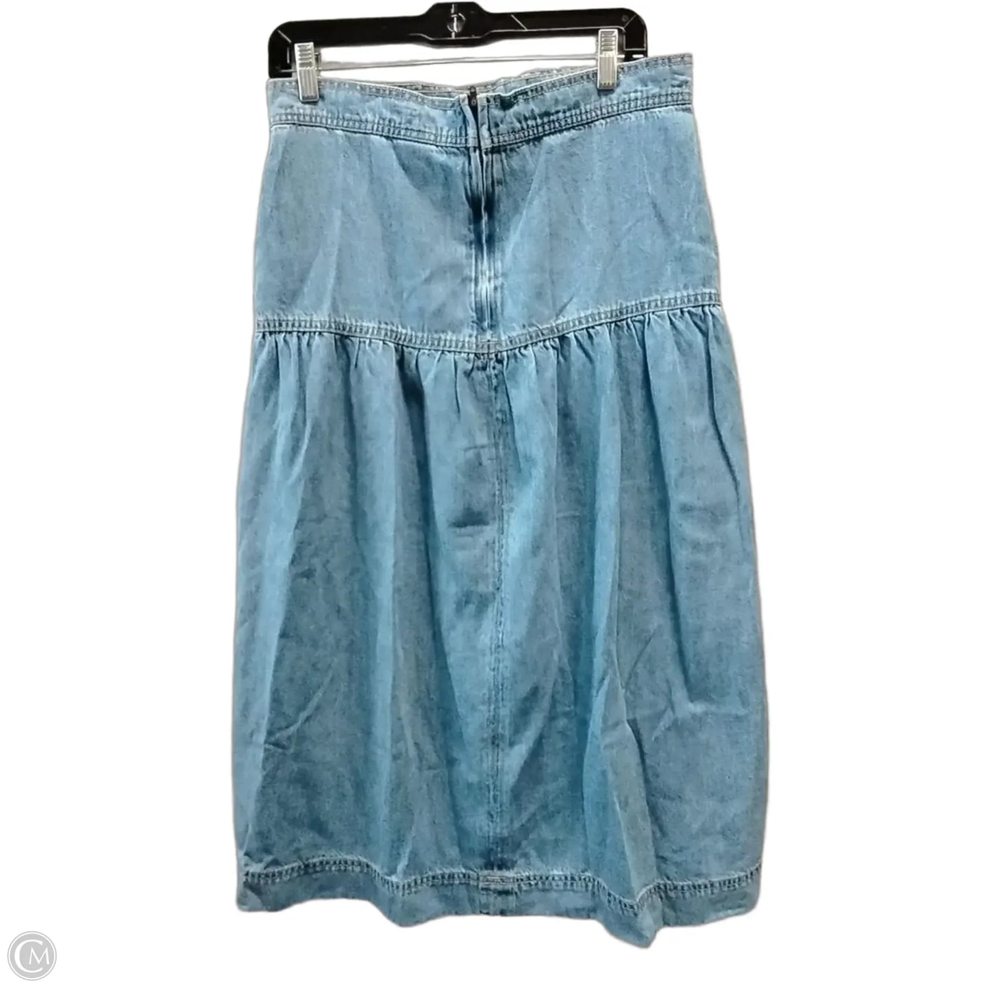 Skirt Maxi By Time And Tru In Blue, Size: 10