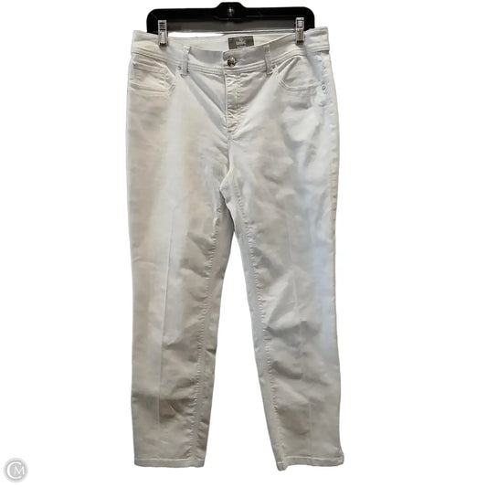 Jeans Straight By Chicos In White, Size: 8