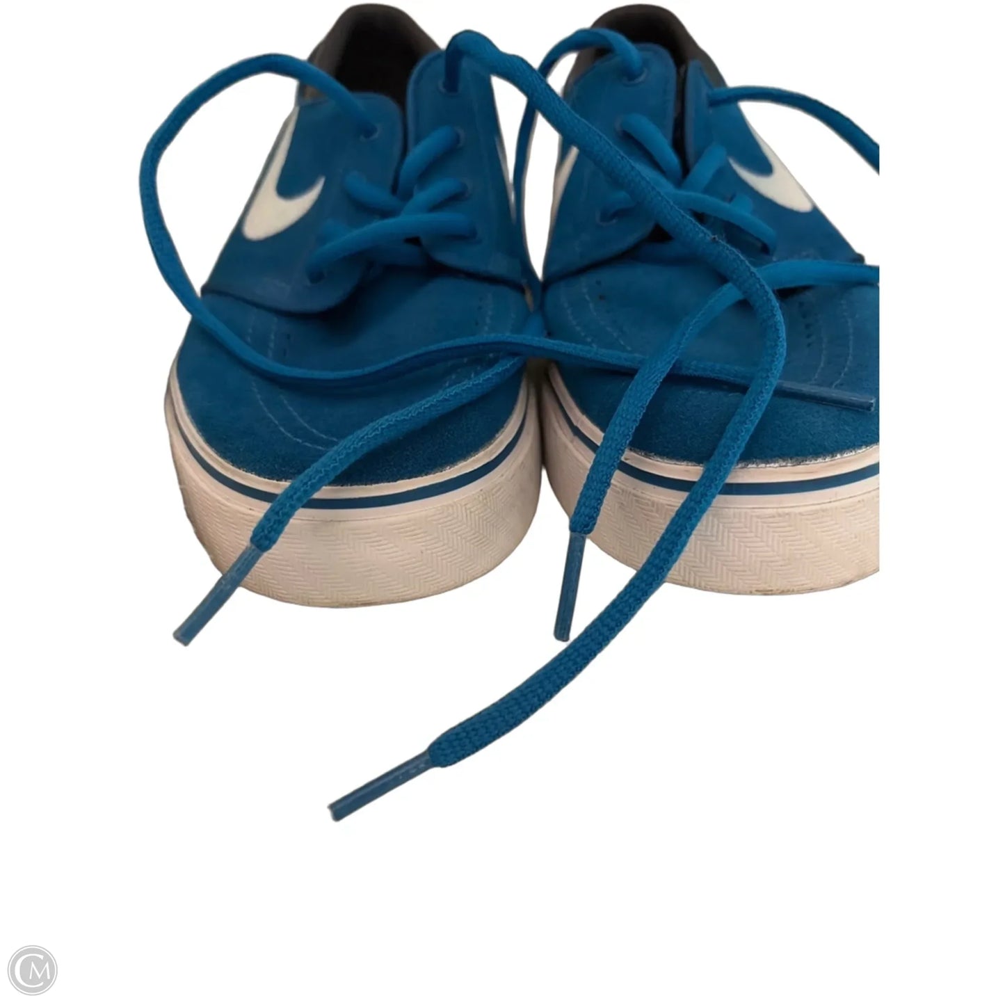 Shoes Athletic By Nike In Blue & White, Size: 7