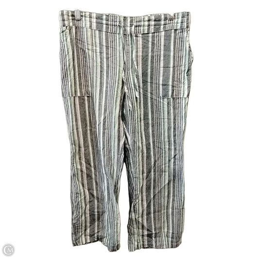 Pants Linen By Liz And Co In Striped Pattern, Size: S