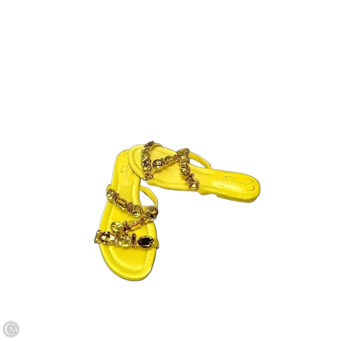 Sandals Flats By Jessica Simpson In Yellow, Size: 8.5