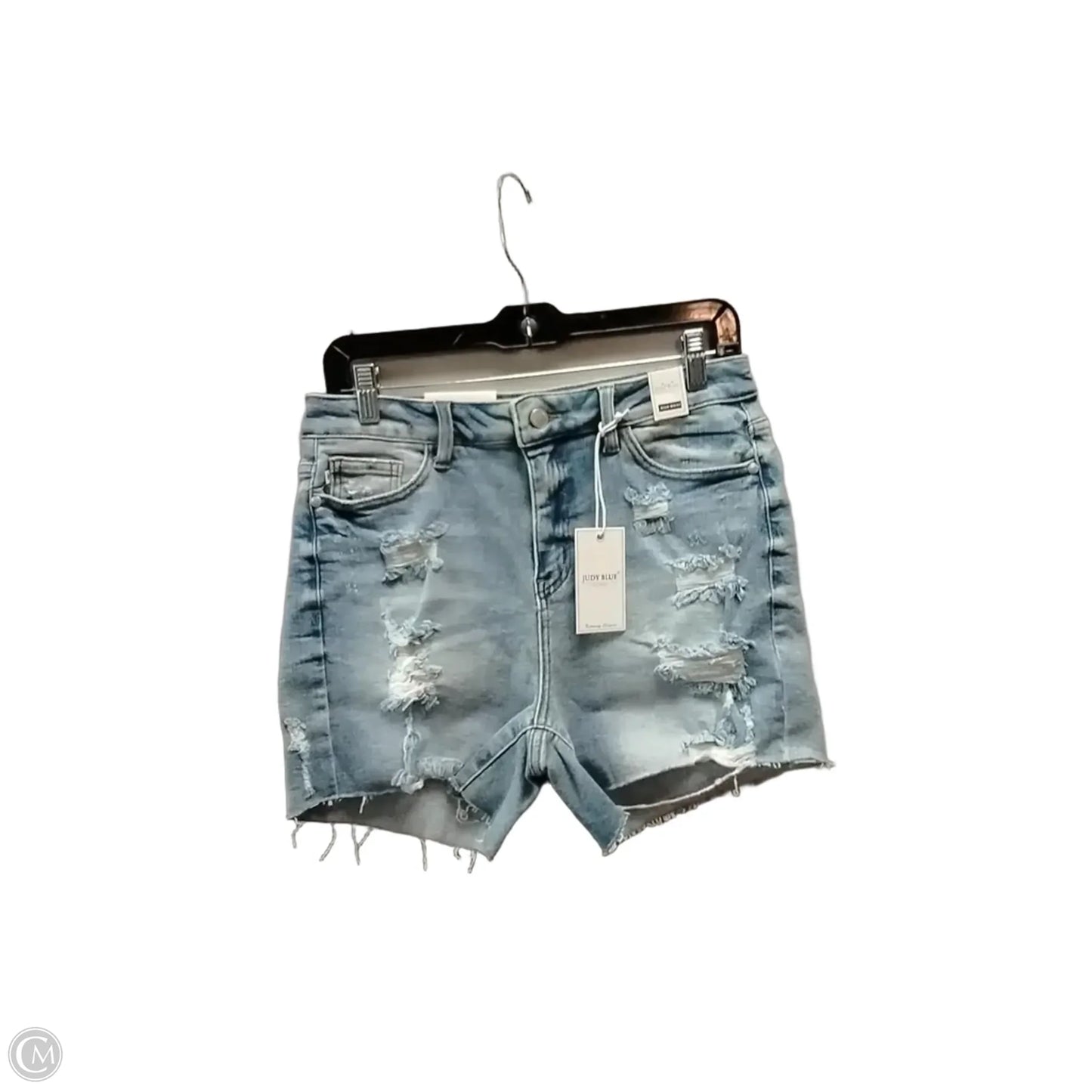 Shorts By Judy Blue In Blue Denim, Size: L