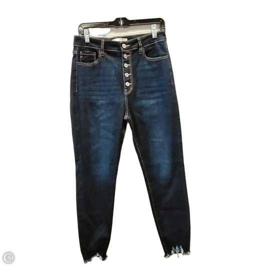 Jeans Cropped By Kancan In Blue, Size: 9