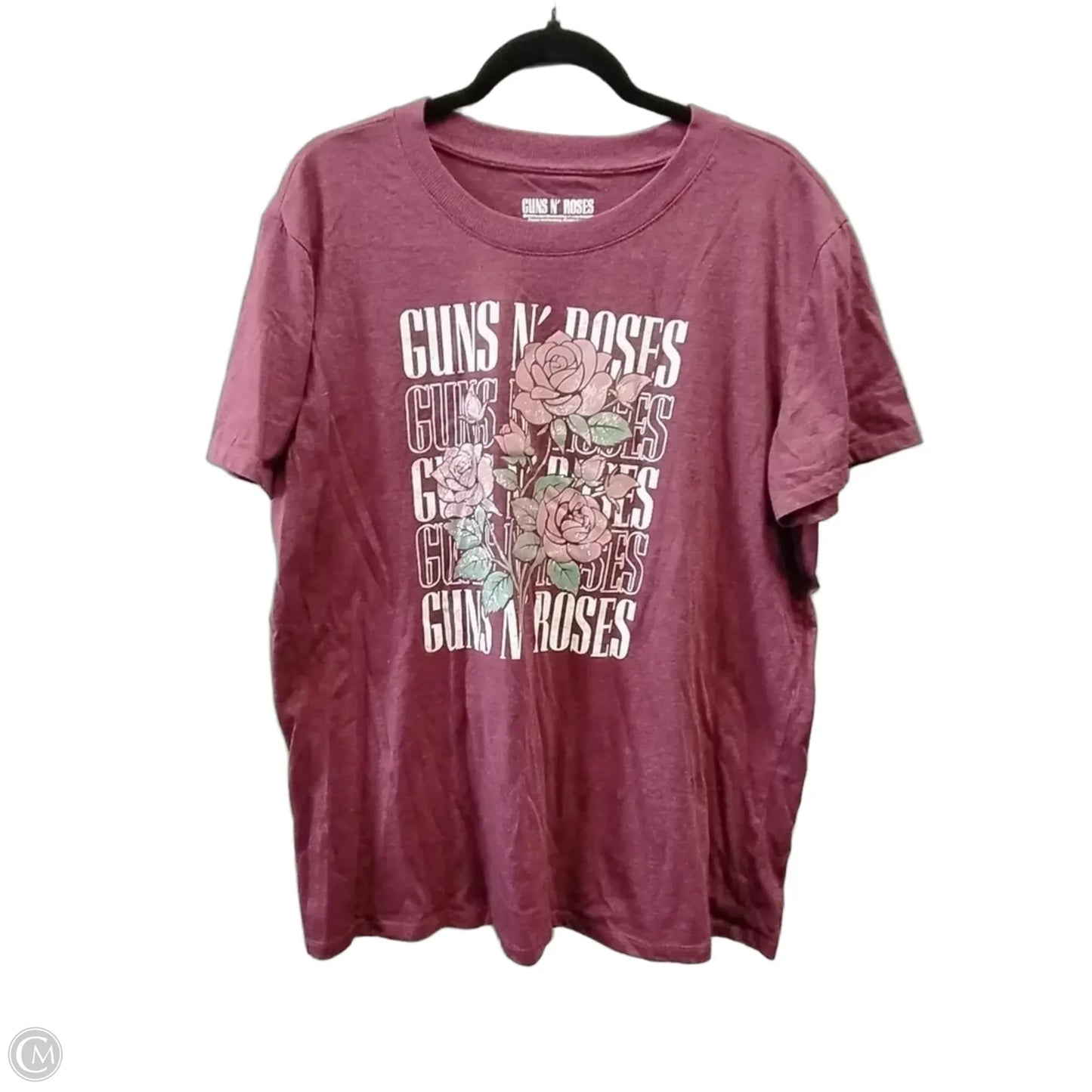 Top Short Sleeve Basic By Cme In Purple, Size: Onesize
