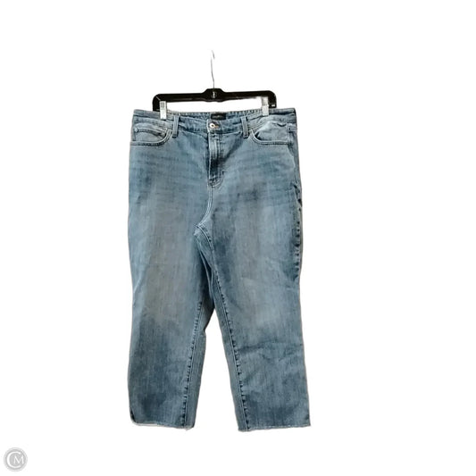 Jeans Straight By Talbots In Blue, Size: 16