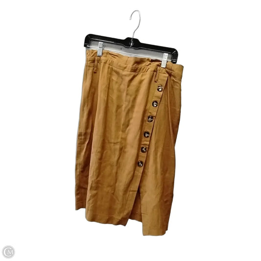 Skirt Midi By Allegra K In Brown, Size: 10