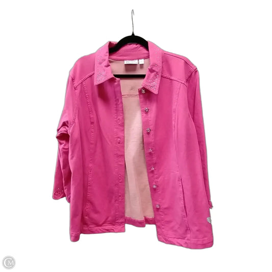 Jacket Other By Cme In Pink, Size: M