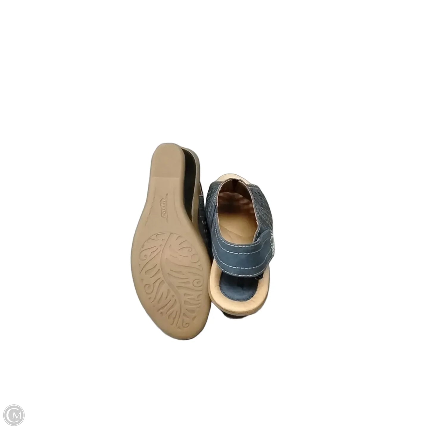 Sandals Heels Wedge By Clarks In Blue, Size: 7