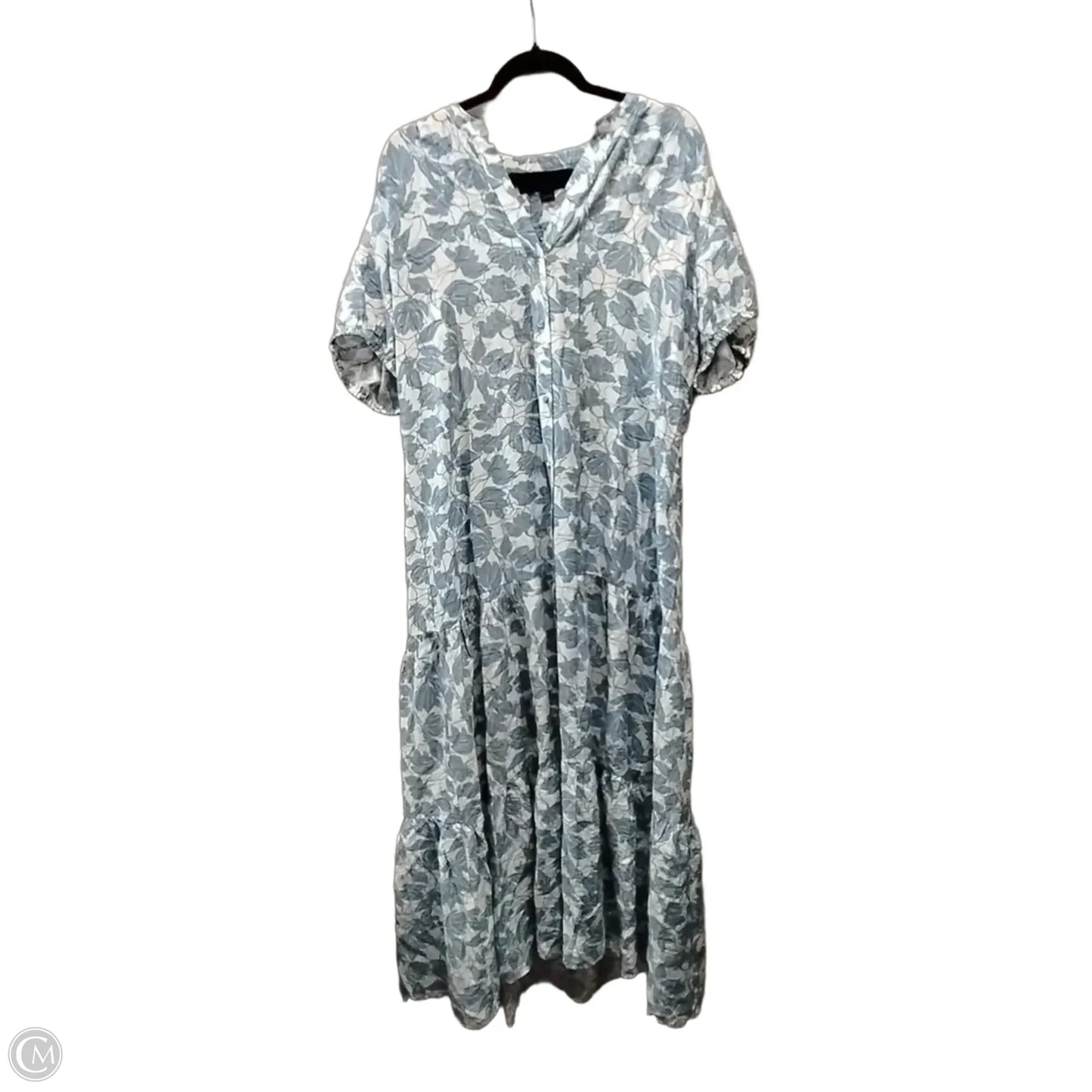 Dress Casual Maxi By Cynthia Steffe In Blue & White, Size: 12