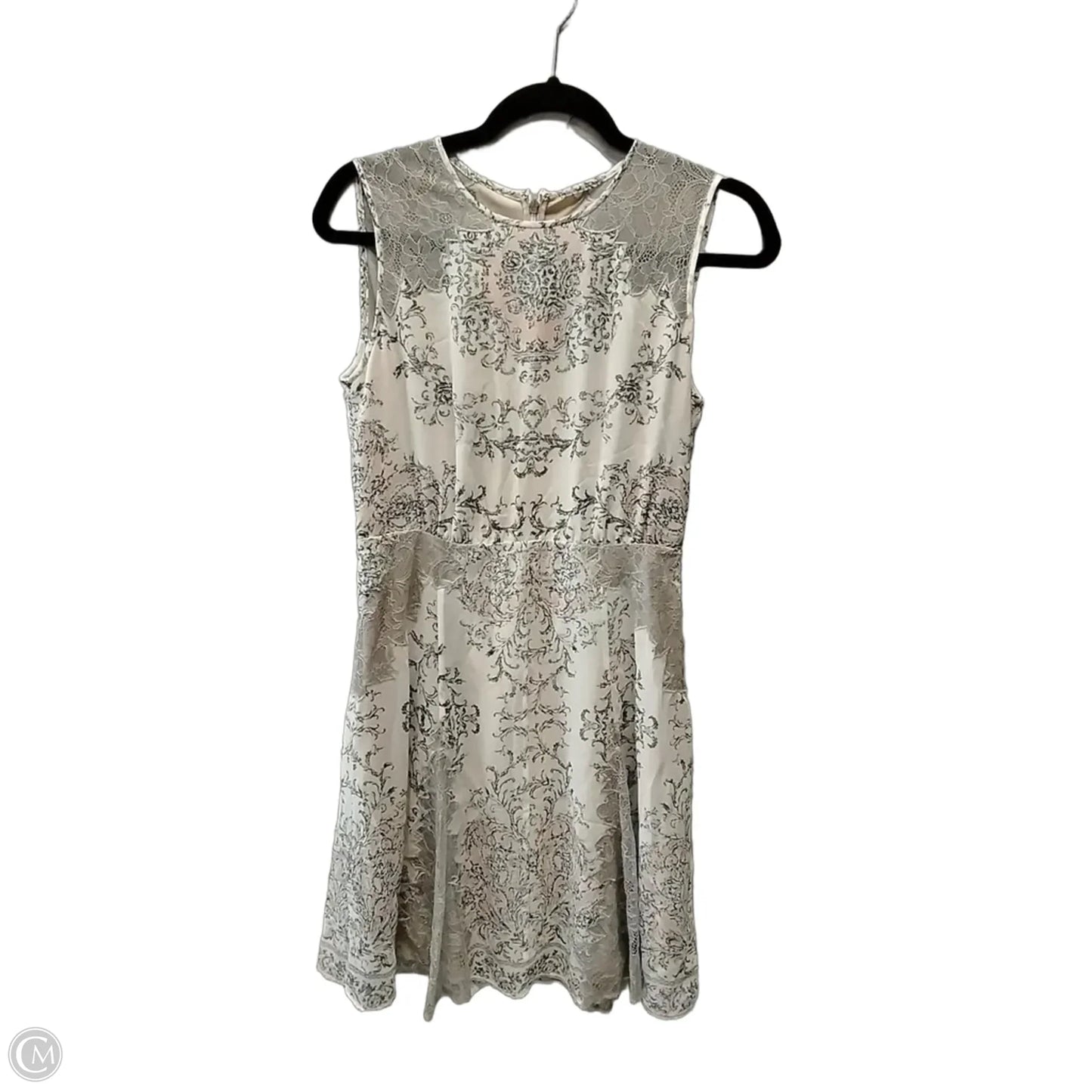 Dress Casual Short By Bcbg In Grey & White, Size: 6
