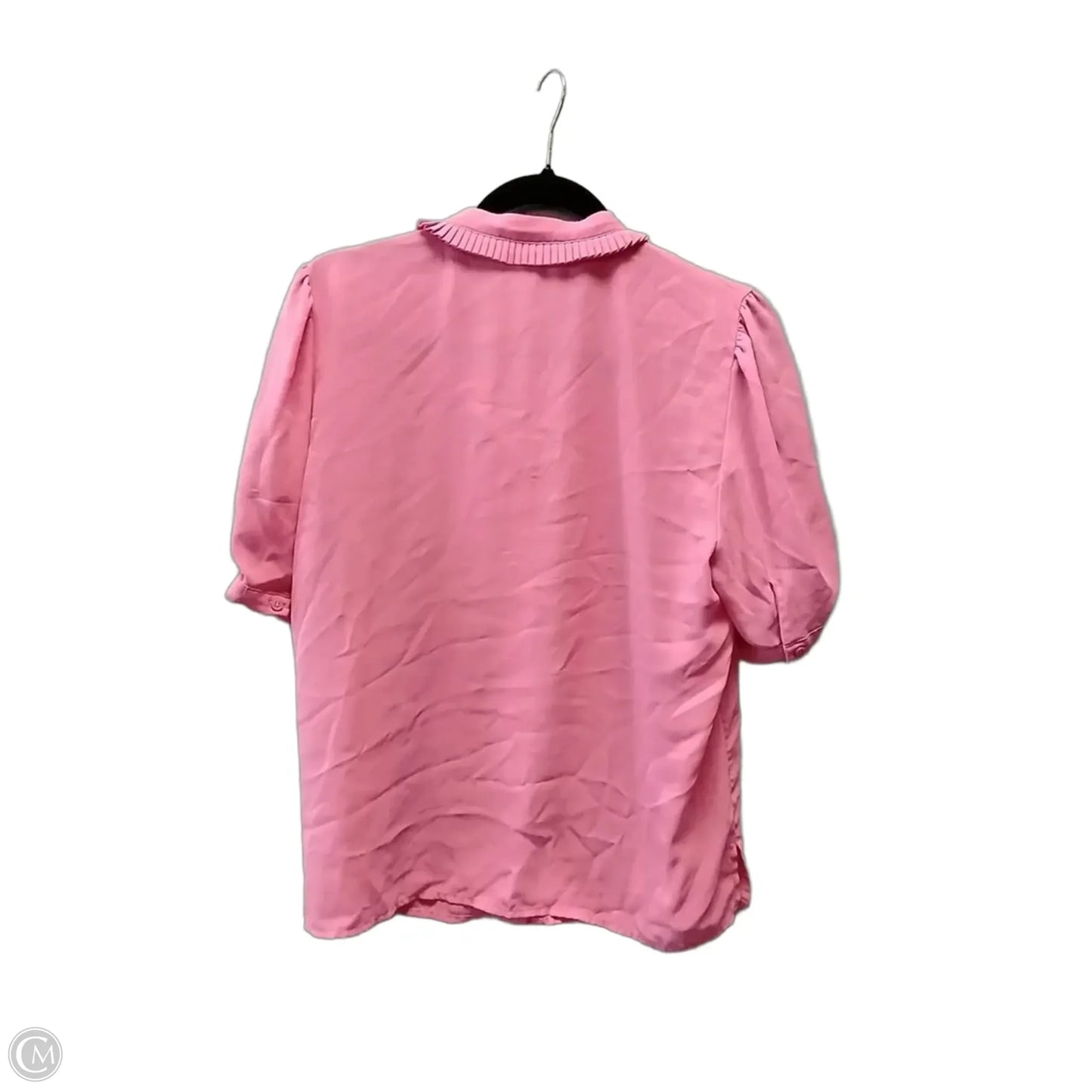 Blouse Short Sleeve By J. Crew In Pink, Size: M