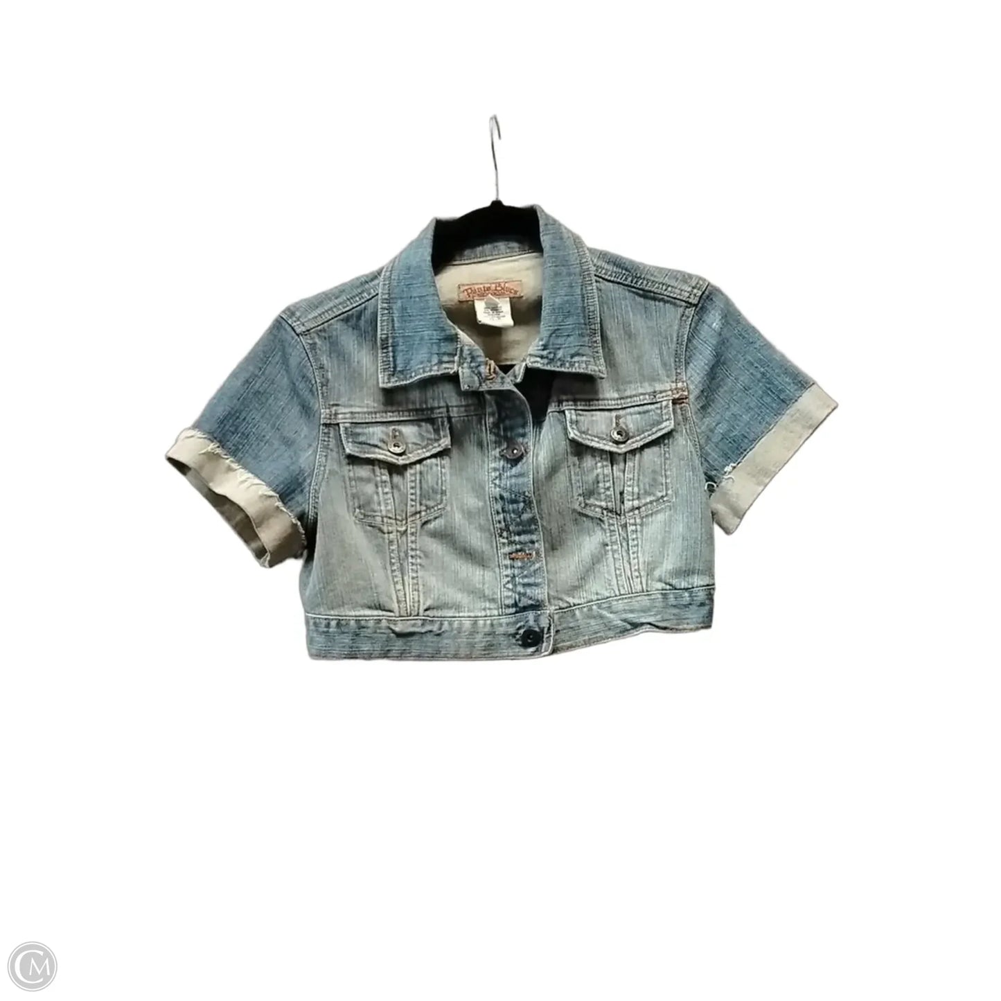 Jacket Denim By Cme In Blue, Size: M