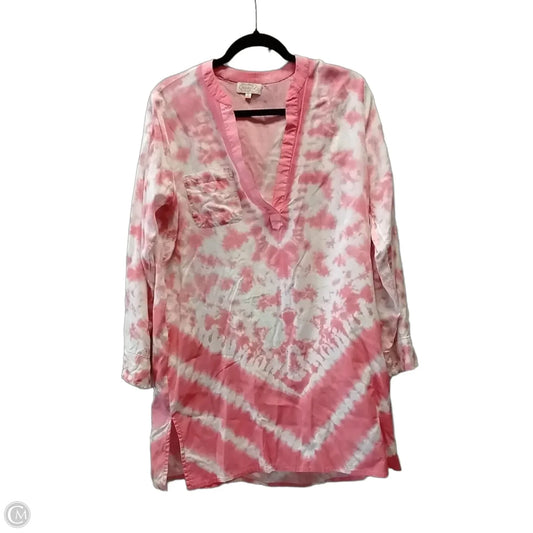 Dress Casual Short By Mudpie In Tie Dye Print, Size: 10