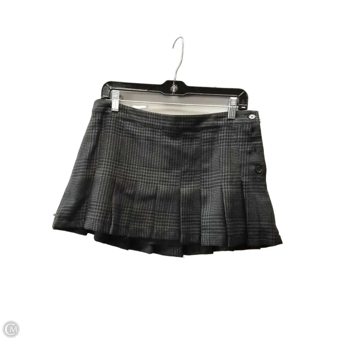 Skirt Mini & Short By Cme In Black & Grey, Size: 9