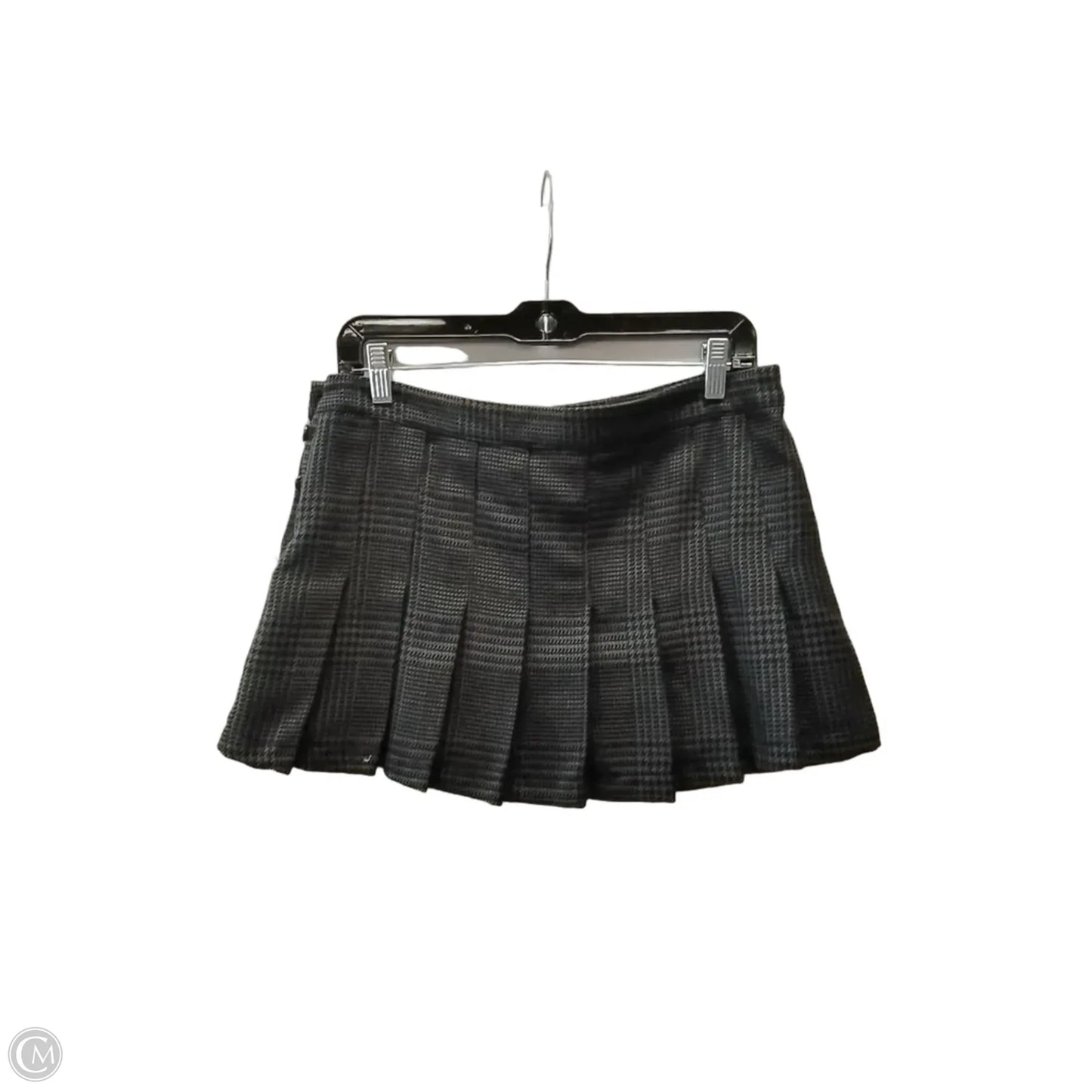 Skirt Mini & Short By Cme In Black & Grey, Size: 9