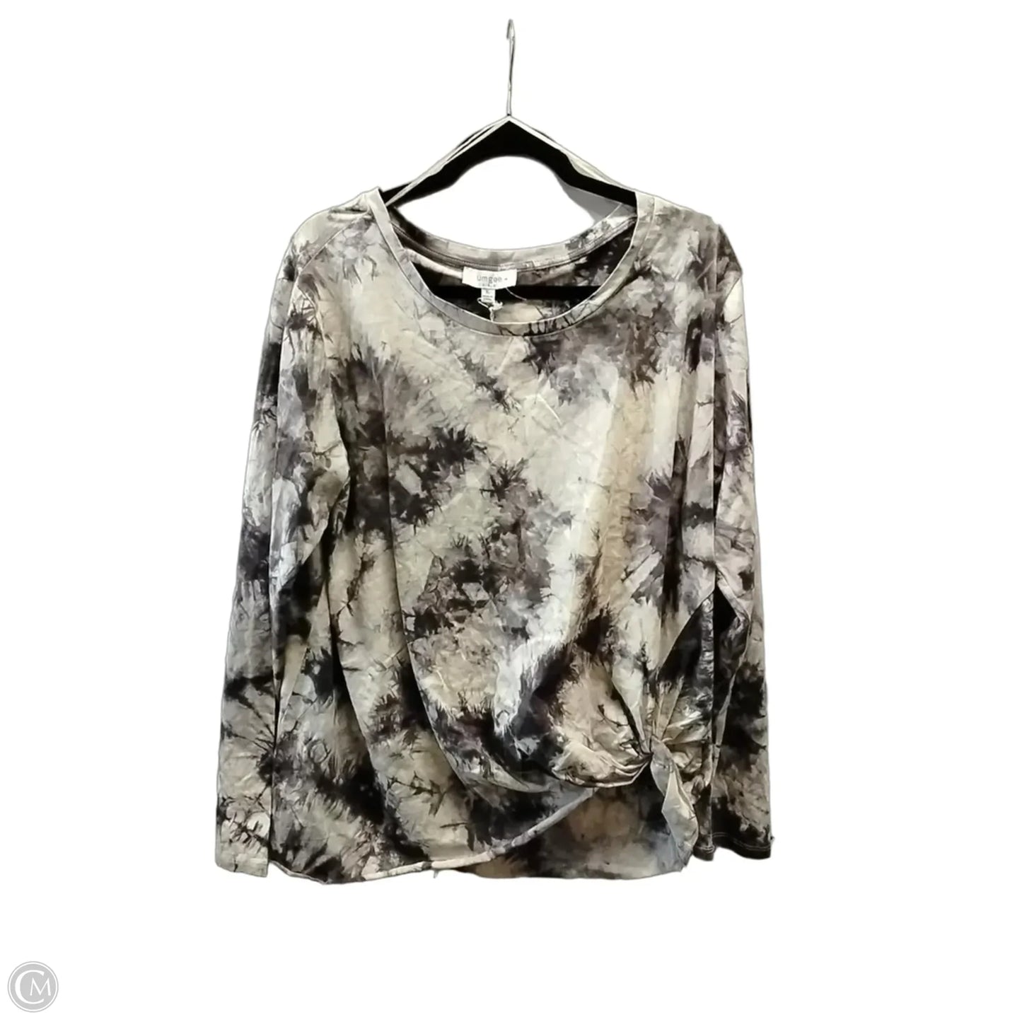 Top Long Sleeve By Umgee In Tie Dye Print, Size: Xl