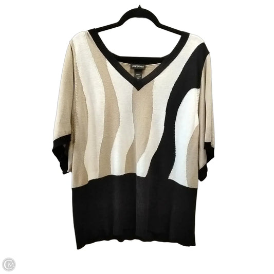 Sweater Short Sleeve By Lane Bryant In Multi-colored, Size: 3x