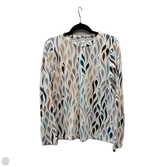 Top Long Sleeve By Exclusive In Multi-colored, Size: M