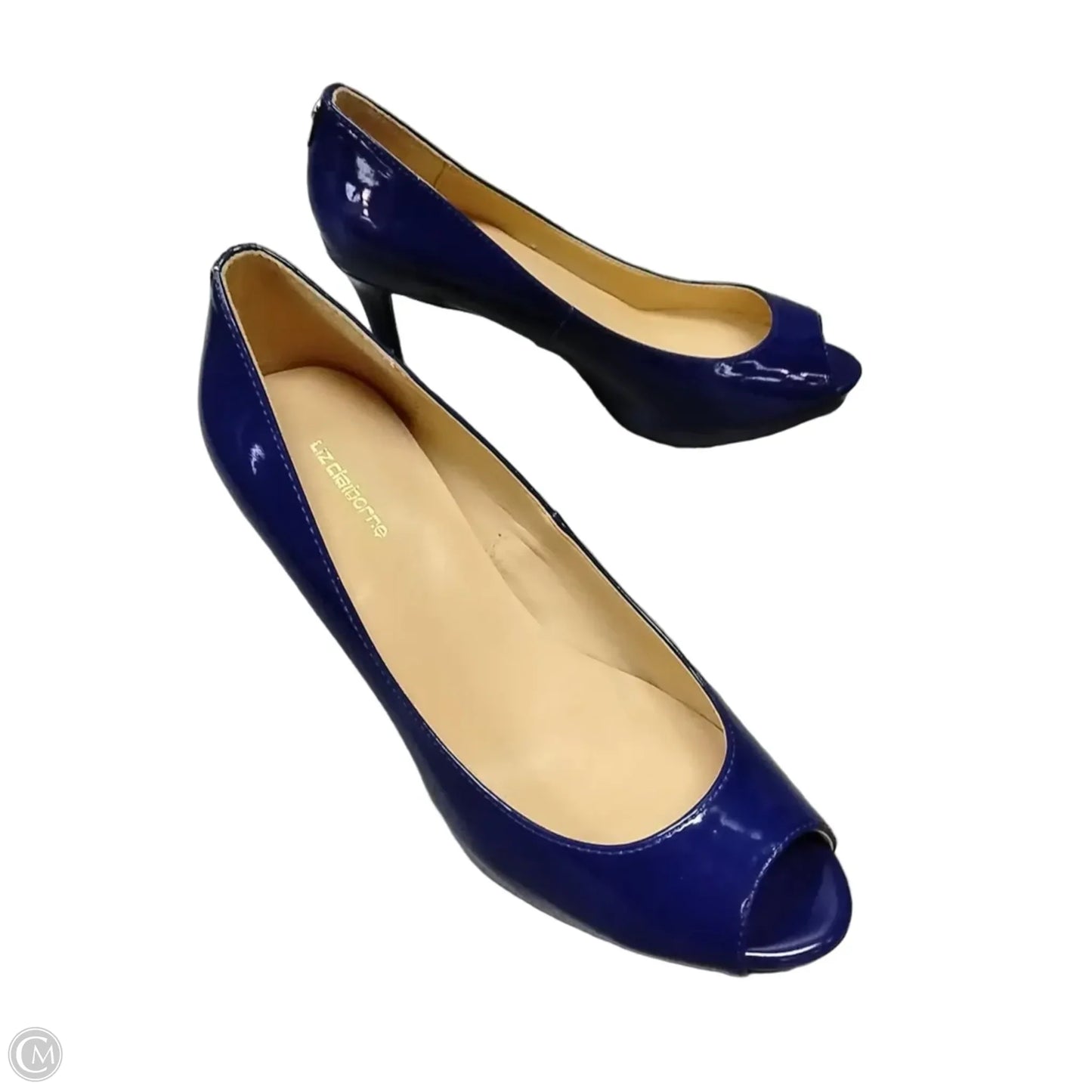 Shoes Heels Stiletto By Liz Claiborne In Blue, Size: 8