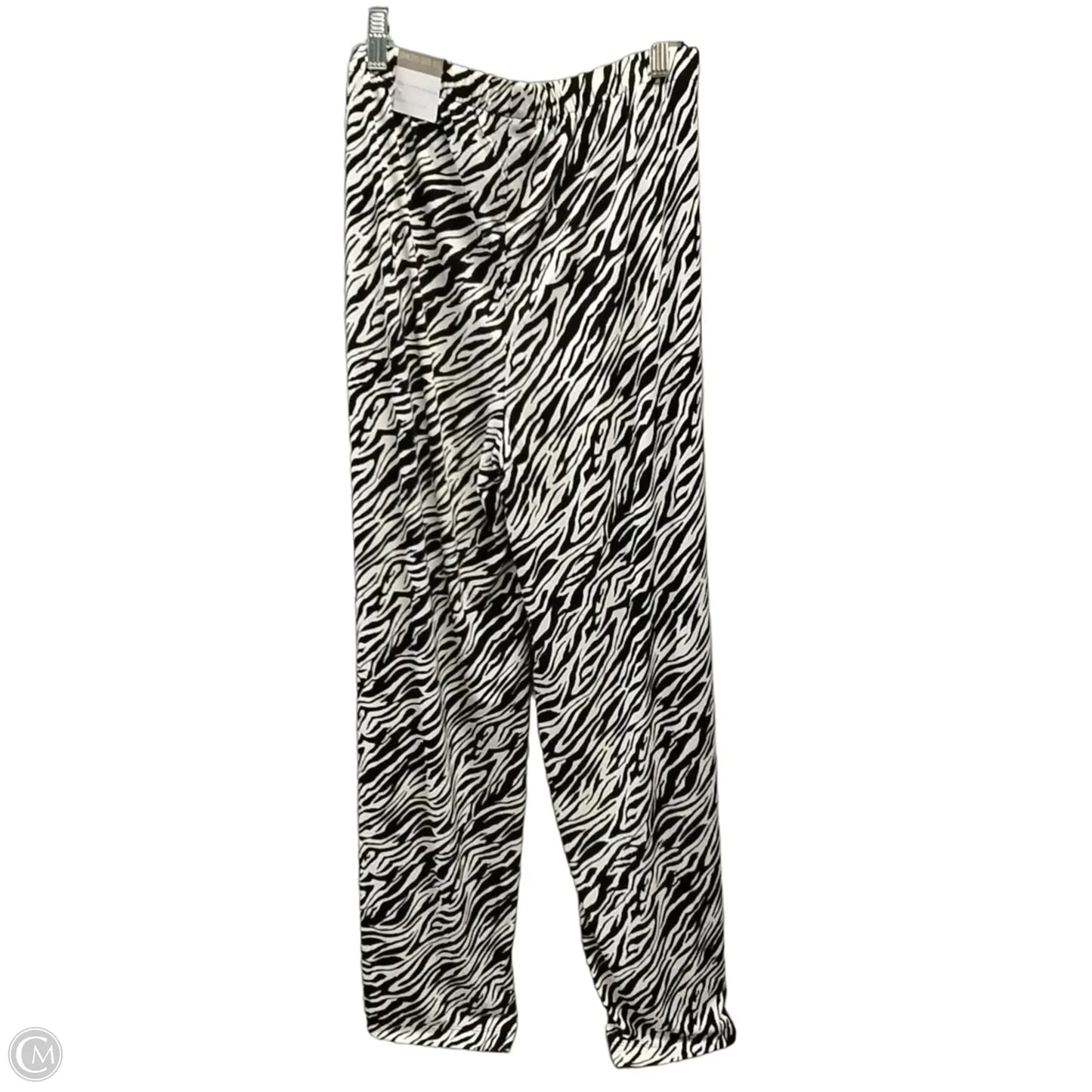 Pants Wide Leg By Chicos In Black & White, Size: 6