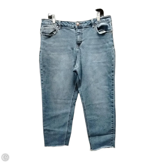 Jeans Straight By 1822 Denim In Blue, Size: 16