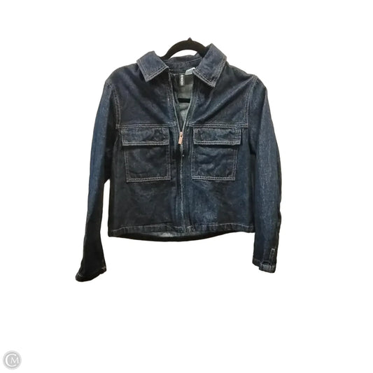Jacket Denim By Divided In Blue, Size: Xs