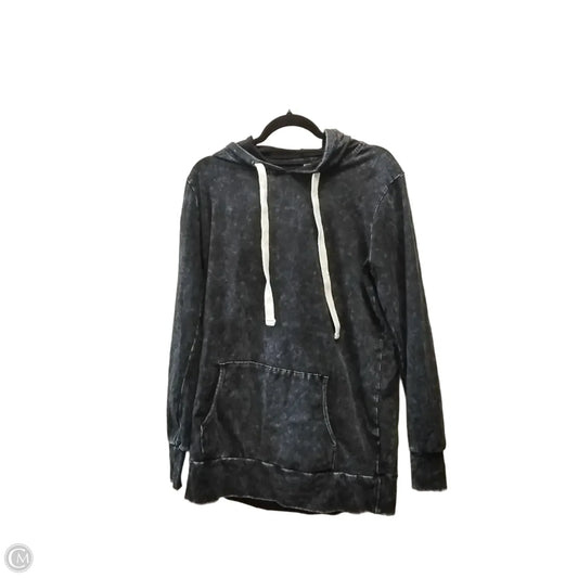Sweatshirt Hoodie By Zenana Outfitters In Black, Size: S