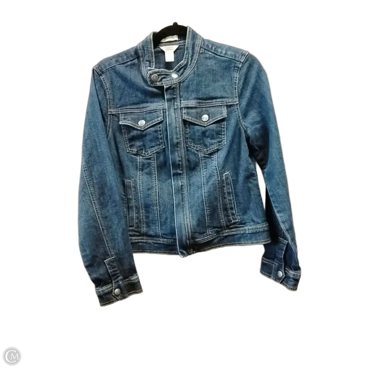 Jacket Denim By Christopher And Banks In Blue, Size: S