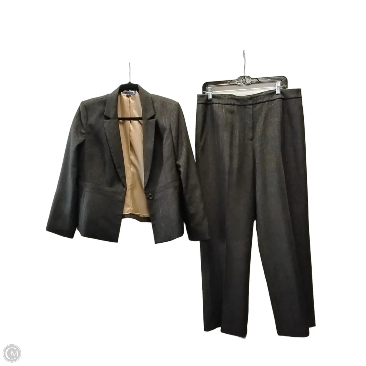 Pants Set 2pc By Evan-picone In Grey, Size: 12