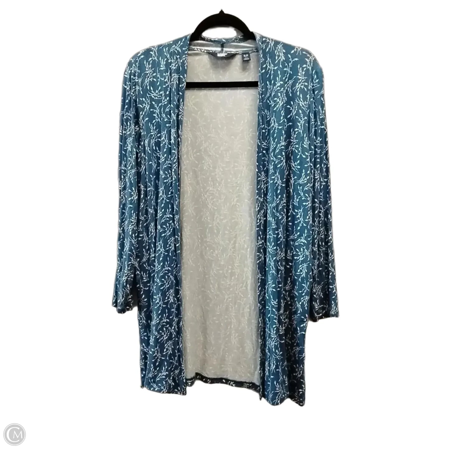 Jacket Other By Lands End In Blue & White, Size: S