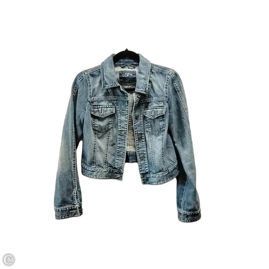 Jacket Denim By Loft In Blue, Size: Xs