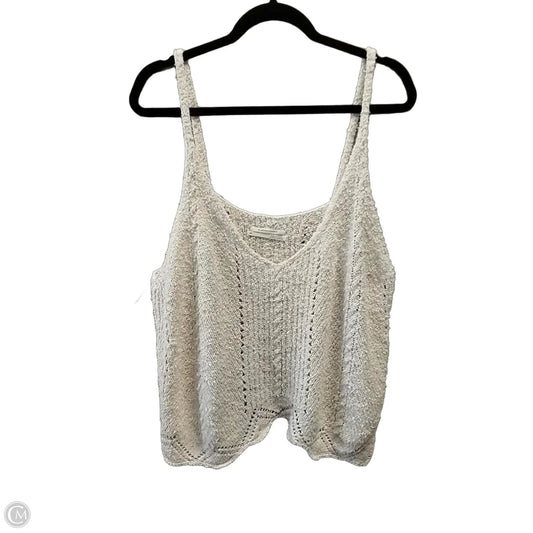 Sweater Short Sleeve By Anthropologie In Pink, Size: Xl