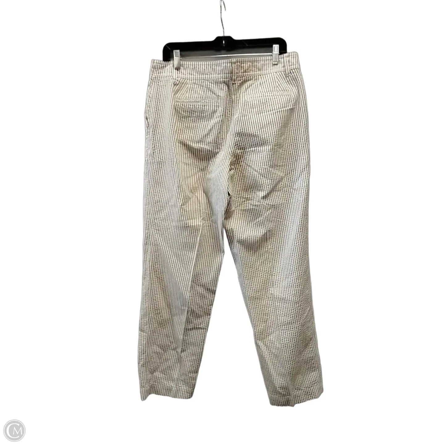 Pants Cropped By Talbots In Striped Pattern, Size: 10