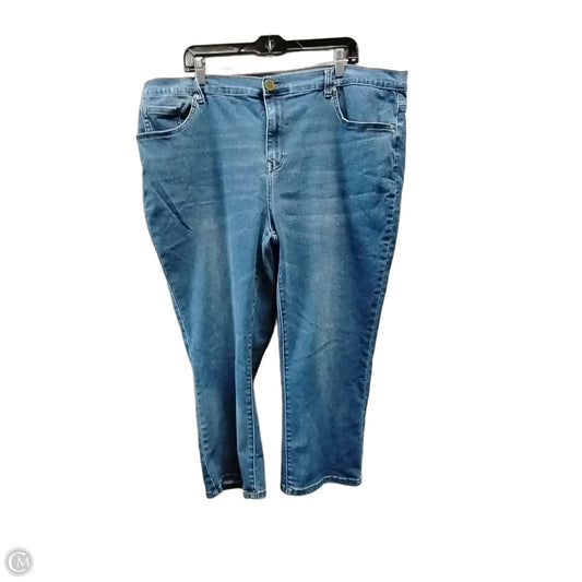 Jeans Straight By Dg2 In Blue, Size: 22w